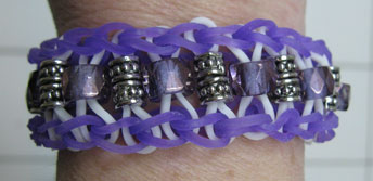 [Carolyn's purple Rainbow Loom]